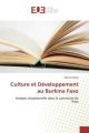 Culture et Développement au Burkina Faso