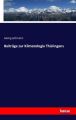 Beiträge zur Klimatologie Thüringens
