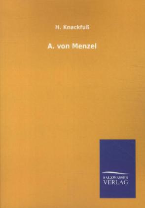 A. von Menzel