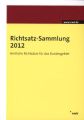 Richtsatz-Sammlung 2012