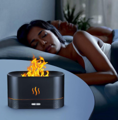 2 in 1 Aroma Diffuser mit Flammen Effekt