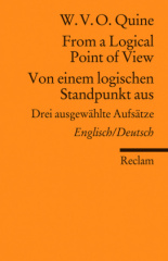 Von einem logischen Standpunkt aus. From a Logical Point of View