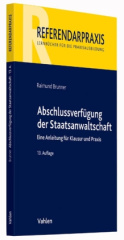 Abschlussverfügung der Staatsanwaltschaft