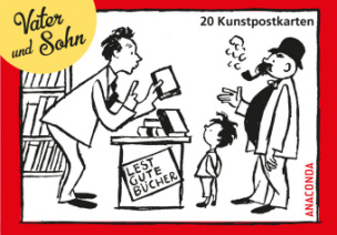 Postkartenbuch Vater und Sohn