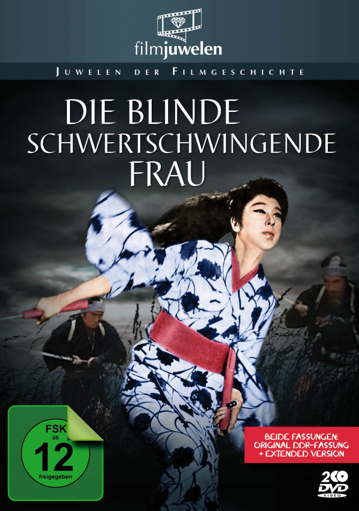 Die blinde schwertschwingende Frau