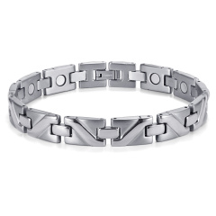 Magnetarmband silberfarben