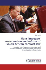 Plain language, consumerism and reform of South African contract law