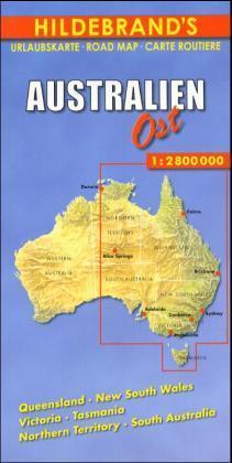 Hildebrand's Urlaubskarte Australien Ost. Australia East. Australie Est