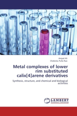 Metal complexes of lower rim substituted calix[4]arene derivatives