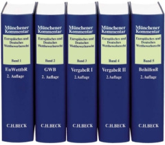 Münchener Kommentar Europäisches und Deutsches Wettbewerbsrecht (Kartellrecht), 4 Bde. (Pflichtabnahme)