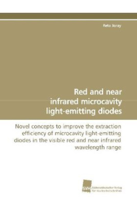 Red and near infrared microcavity light-emitting diodes