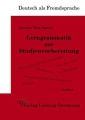 Lerngrammatik zur Studienvorbereitung, Handbuch