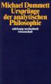 Ursprünge der analytischen Philosophie