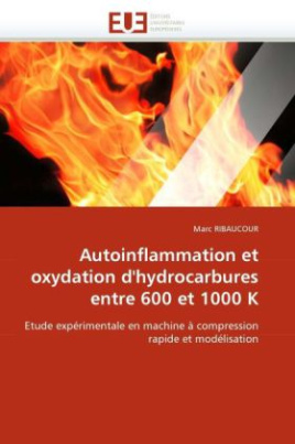 Autoinflammation et oxydation d'hydrocarbures entre 600 et 1000 K