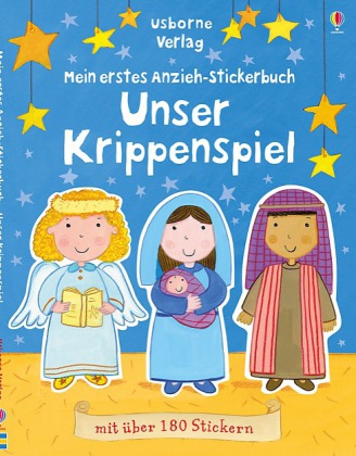 Mein erstes Anzieh-Stickerbuch: Unser Krippenspiel