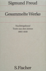 Nachtragsband, Texte aus den Jahren 1885-1938