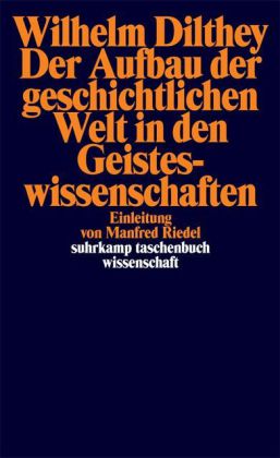 Der Aufbau der geschichtlichen Welt in den Geisteswissenschaften