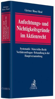 Anfechtungs- und Nichtigkeitsgründe im Aktienrecht