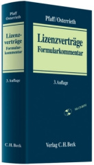 Lizenzverträge, Formularkommentar, m. CD-ROM