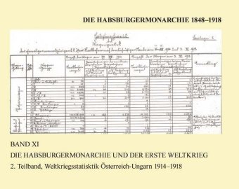 Die Habsburgermonarchie 1848-1918 / Die Habsburgermonarchie 1848-1918 Band XI/2: Die Habsburgermonarchie und der Erste Weltkrieg, 2. Teilband