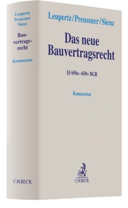 Das neue Bauvertragsgesetz