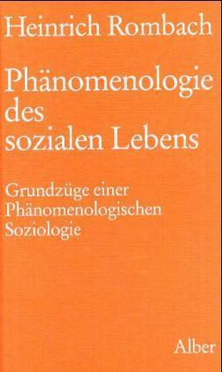 Phänomenologie des sozialen Lebens