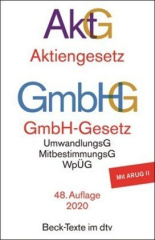 Aktiengesetz (AktG), GmbH-Gesetz (GmbHG)