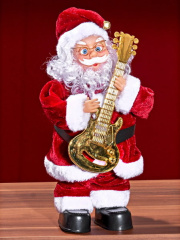 Weihnachtsmann mit Gitarre