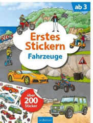 Erstes Stickern Fahrzeuge