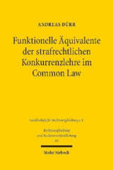 Funktionelle Äquivalente der strafrechtlichen Konkurrenzlehre im Common Law