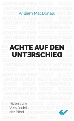 Achte auf den Unterschied