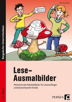 Lese-Ausmalbilder