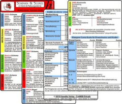 Schemata & Scores in Klinik & Rettungsdienst, 2 Medizinische Taschen-Karten