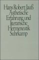 Ästhetische Erfahrung und literarische Hermeneutik