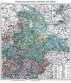 Historische Karte: Provinz SACHSEN nebst Thüringen und Anhalt im Deutschen Reich - um 1913 [gerollt]