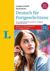 Langenscheidt Sprachkurs Deutsch als Fremdsprache für Fortgeschrittene - Buch, Lösungsheft, 2 Audio-CDs und DVD