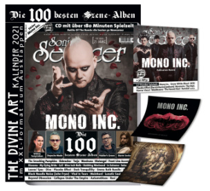 Titelstory Mono Inc. mit exklusiv Remix & Sticker