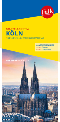 Falk Stadtplan Extra Standardfaltung Köln 1:20 000