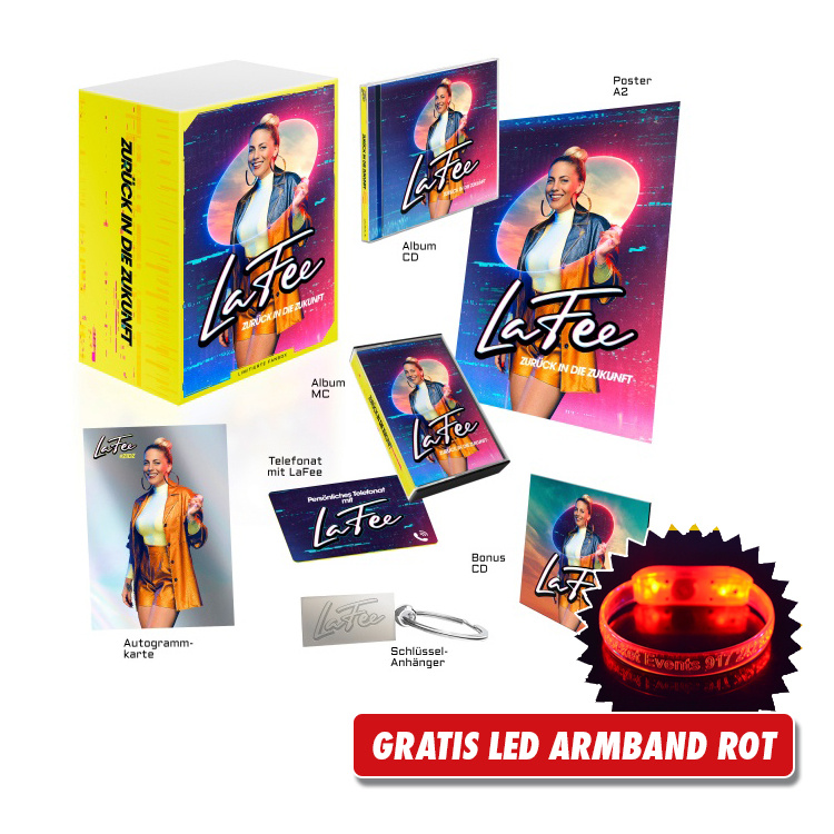 Zurück in die Zukunft Fanbox LIMITIERT + GRATIS LED Armband rot (Exklusives Angebot)