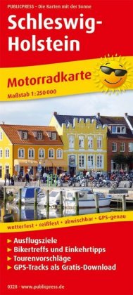 PublicPress Motorradkarte Schleswig-Holstein