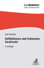 Definitionen und Schemata Strafrecht