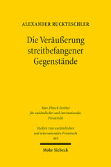 Die Veräußerung streitbefangener Gegenstände