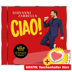 Ciao! (Gold Edition) + Die Spitzenreiter des Schlagers - die ultimative Hit-Kollektion + GRATIS Taschenhalter Herz