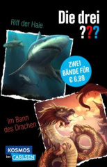 Die drei ???: Doppelband. Enthält die Bände: Riff der Haie / Im Bann des Drachen