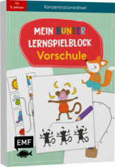 Mein bunter Lernspielblock - Vorschule: Konzentrationsrätsel