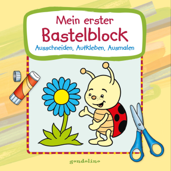 Mein erster Bastelblock (Marienkäfer)