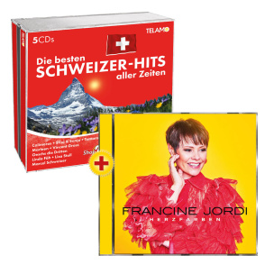 Die besten Schweizer-Hits aller Zeiten + Francine Jordi - Herzfarben-Meine Best Of