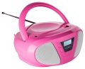 Boombox-Radio mit CD pink