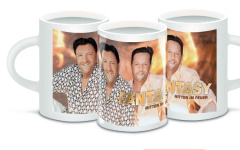 "Fan-Tasse FANTASY ""Mitten im Feuer"" "