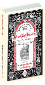 Bau- und Kunstdenkmäler Stadt und Kreis QUEDLINBURG 1922-1923.